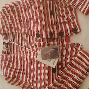 New! Self Portrait Cardigan and Skirt Set